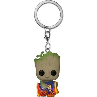 I Am Groot POP! Vinyl Keychains 4 cm Groot w/ Cheese Puffs Display (12)