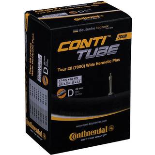 Continental Cykelslange Tour Tube Wide Hermetic Plus 47/62-622 Cykelventil 40 mm