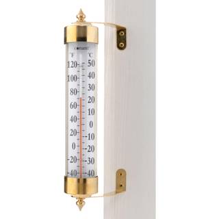 Maxi udendørs termometer i messing - Bird + Garden