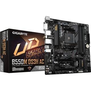 GIGABYTE B550M DS3H AC R2 - motherboard - micro ATX - Socket AM4 - AMD B550 Bundkort - AMD B550 - AMD AM4 socket - DDR4 RAM - Micro-ATX
