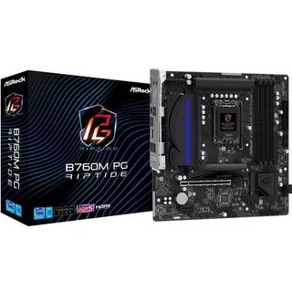 ASRock B760M PG Riptide Bundkort - Intel B760 - Intel LGA1700 socket - DDR5 RAM - Micro-ATX