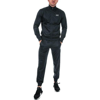 EA7 Herren Trainingsanzug blau Mikrofaser/Funktion unifarben