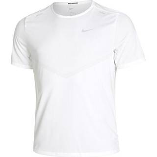 Nike Dri-Fit Rise 365 Running Shirt Men - White, Silver, Size S - white