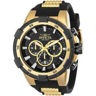 Invicta 25135 Aviator Sort/Gul guldtonet stål Ø51.5 mm