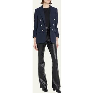 Veronica Beard Beverly faux leather pants - black - 31