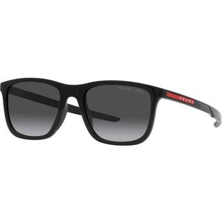 Prada Linea Rossa PS10WS Polarized 1AB06G 54 Solbriller Mænd Black - Black - 54mm