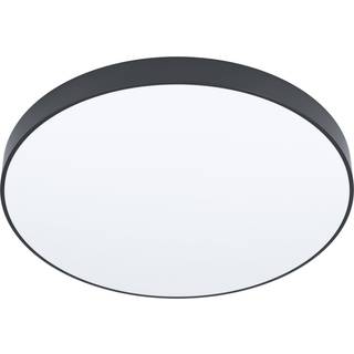 LED-loftslampe Zubieta-A, sort, Ø45cm