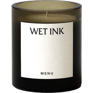 Audo Copenhagen Candlelight And Scents - 'Wet Ink' candle, small in Beige Plant-based Wax, Glass