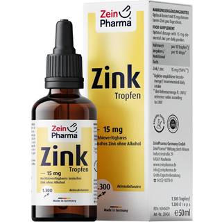 Zinkdråber, 15 mg - 50 ml