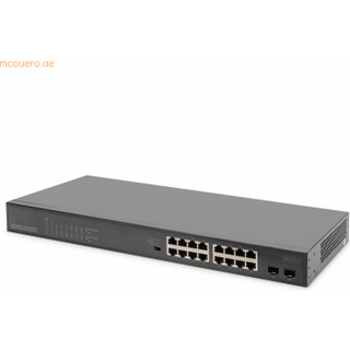 DIGITUS DN-95347-1 - switch - 19 inches - 16 ports - unmanaged - rack-mountable