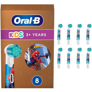 Oral-B Spiderman 8 stk. Børstehoveder Til Børn