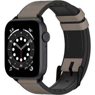 SwitchEasy Hybrid Leather Strap (Watch 49/46/45/44/42mm) - Gråbeige