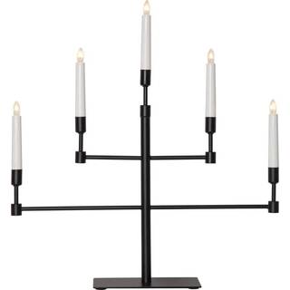 Lysestage Vide højde 53 cm - Sort