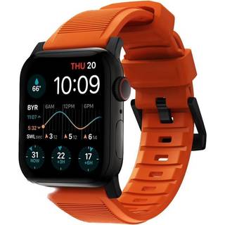 Nomad Apple Watch 45mm Series 8 Rugged Band Atlantic Blue (Black Hardware)