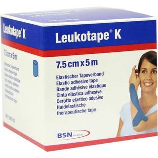Leukotape K 7,5cm x 5m blå