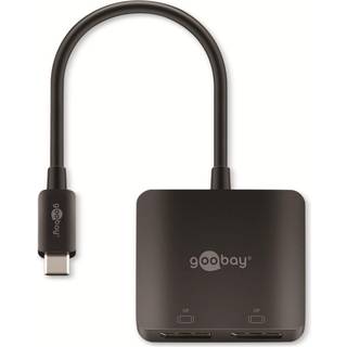 USB-C multiport dual DisplayPort adapter (USB-C han til 2x DisplayP | PRIS-MATCH