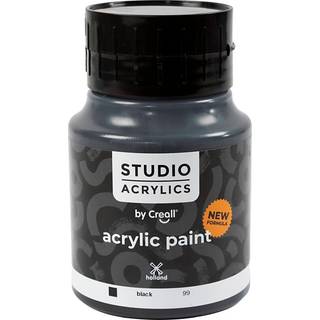 Akrylmaling 500 ml - Studio Acrylic - Black