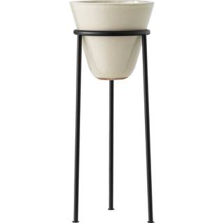 Audo Copenhagen - Daiza Planter, H65/Ø25, Ivory - Krukker og vaser - Hvid