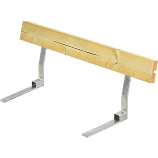 PLUS ryglæn til bord/bænkesæt og cafésæt, trykimprægneret/nåletræ, 118 cm