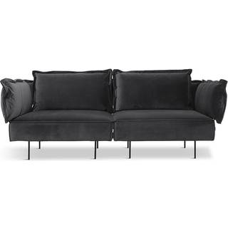 HANDVÄRK Furniture The Modular Sofa 200 Velvet Dark Grey