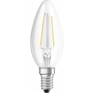 Osram 2 pak LED kertepærer 2,5W - varmt hvidt lys (På lager i varehus)