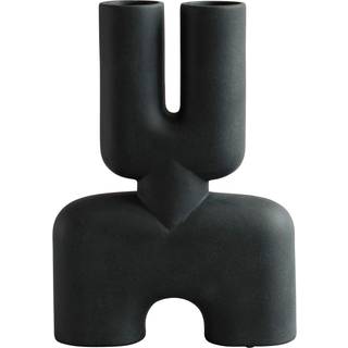 101 Copenhagen Vases - 'Cobra Double' medium, white in Bubble White 100% Ceramic