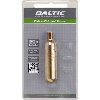 Baltic Co2-patron 20g with safty indicators Nocolour, OneSize