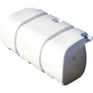 Brofender Dan-Fender Short Multi Dock Fender, 40 x 13 x 18 cm, lige, hvid