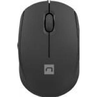 Natec STORK - mouse - 2.4 GHz - black - Mus - Optisk - 3 knapper - Sort