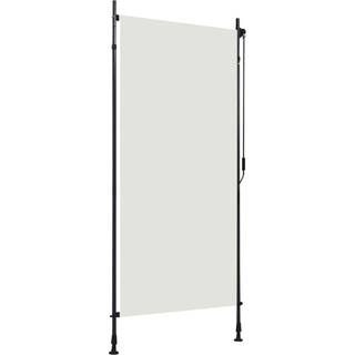 udendørs rullegardin 100x270 cm cremefarvet