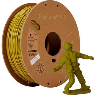 (UDGÅR) - Polymaker - PolyTerra PLA - Army Light Green - 1.75mm - 1kg