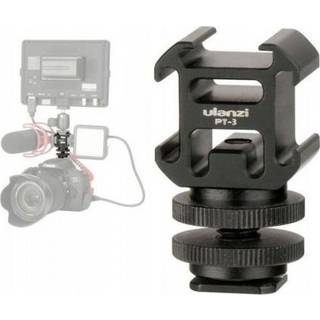 Triple Cold Shoe Mount Cube