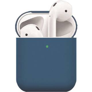 Apple AirPods (1. & 2. gen.) Tyndt Silikone Cover - Mørkeblå