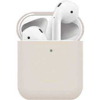 Apple AirPods (1. & 2. gen.) Tyndt Silikone Cover - Beige