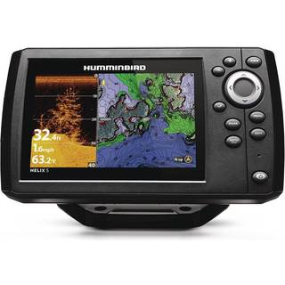 Plotter Humminbird HELIX 5 CHIRP DI GPS G3, 5″ + ekkolodstransducer (CHIRP, DownScan)
