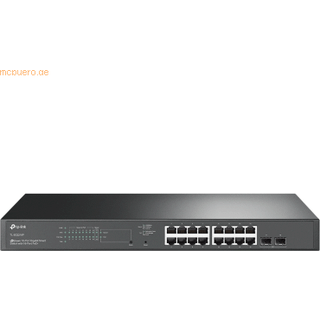 TP-Link JetStream TL-SG2218P 18-Port Gigabit Smart Switch med 16-Port 150W PoE+