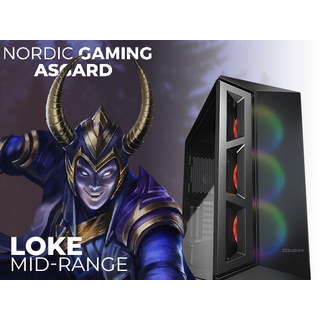 Nordic Gaming PC AMD Ryzen - RX6600-8G - 16 GB DDR4 - 512GB SSD