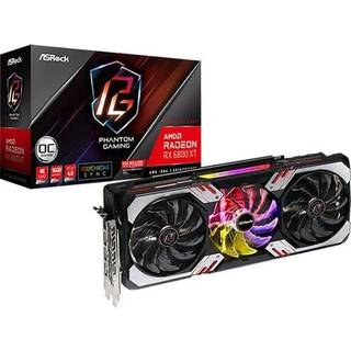 ASRock Radeon RX 6800 XT Phantom Gaming OC - 16GB GDDR6 RAM - Grafikkort