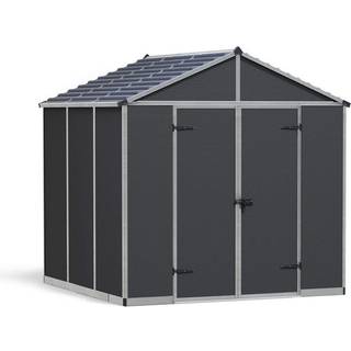 Palram - Canopia skur Rubicon 5,4 m2. mørkegrå - 540-177