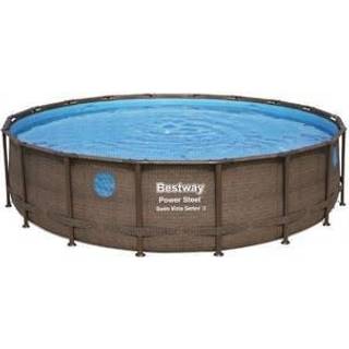 Bestway Power Steel Swim Vista II 549 x 122 cm m/pumpe, stige m.v.