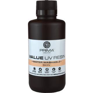 PrimaCreator Value Vand Vaskbart UV Resin - 500 ml - Hudfarvet