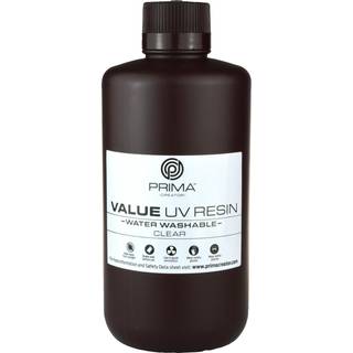 PrimaCreator Value Vand Vaskbart UV Resin - 1000 ml - Klar