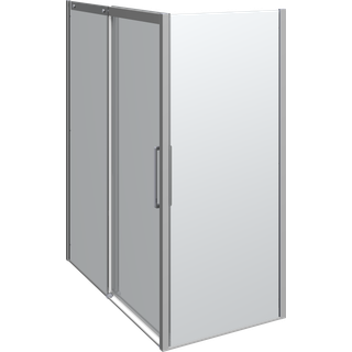 Scanbad Skydedør M/1 Sidepanel Classic 1600*900mm Krom/klar
