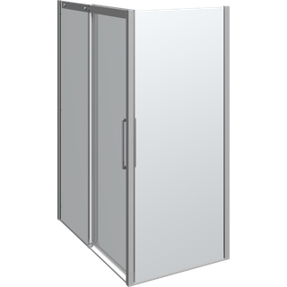 Scanbad Skydedør M/1 Sidepanel Classic 1400*900mm Krom/klar