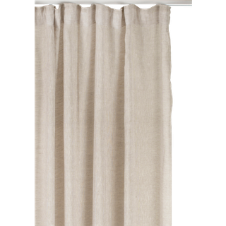 Himla Sunnanvind gardin med rynkebånd 150x250 cm Oatmeal