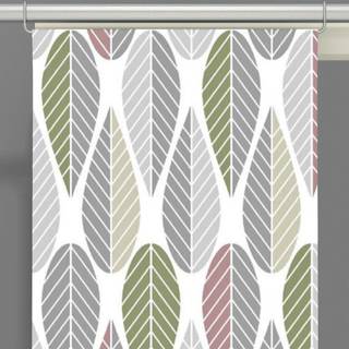 Arvidssons Textil Blader panelgardin 2-pak Pink