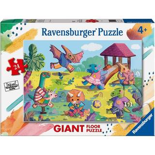 Ravensburger Dinosaurer Stor Gulvpuslespil 24 Brikker
