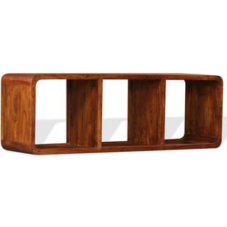tv-skab 120x30x40 cm massivt træ honningfarvet finish