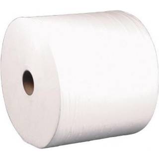 Værkstedsrulle 4-lags 400mx29,3cm Ø34cm 100% nyfiber hvid