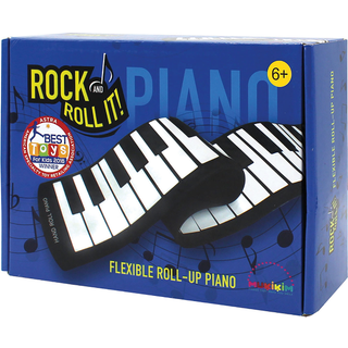 Mukikim Rock and Roll It - Classic Piano Keyboard til børn Black